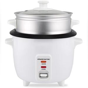 OVENTE Electric Rice Cooker and Food Steamer – 10-Cup